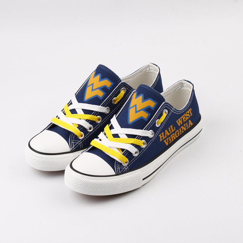 West Virginia Mountaineers Sport Sneakers Shoes For Men Women Fans