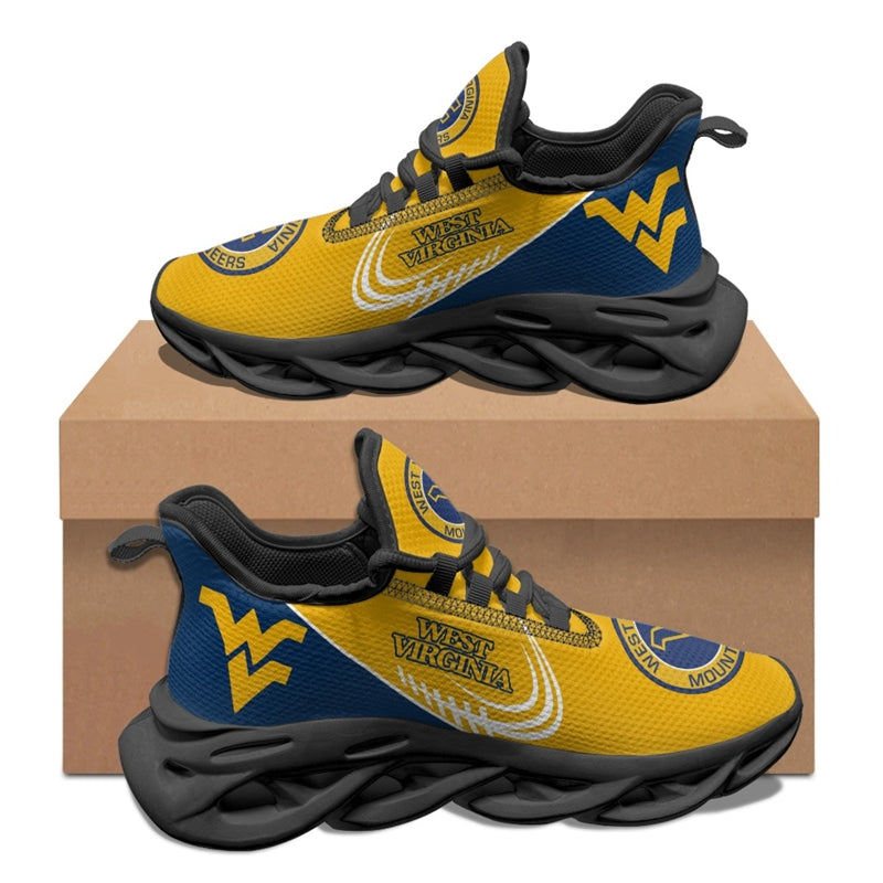 West Virginia Mountaineers V1 WK9 Sneaker Shoes For Men Women Fans