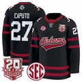 Will Caputo Jersey #27 Alabama Crimson 2025-26 20th Patch Stitched