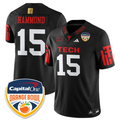 Will Hammond Jersey #15 Texas Tech Red Raiders Orange Bowl Stitched