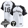 Will Smith Jersey #16 Dodgers 2025 World Series Champions LA Gothic