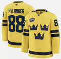 William Nylander Jersey #88 Sweden Yellow 2025 4 Nations Face-Off Stitched