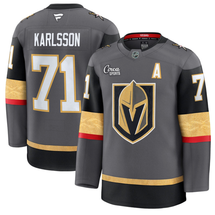 William Karlsson Jersey #71 Vegas Golden Knights Premium Stitched Gold