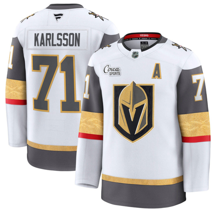 William Karlsson Jersey #71 Vegas Golden Knights Premium Stitched Gold