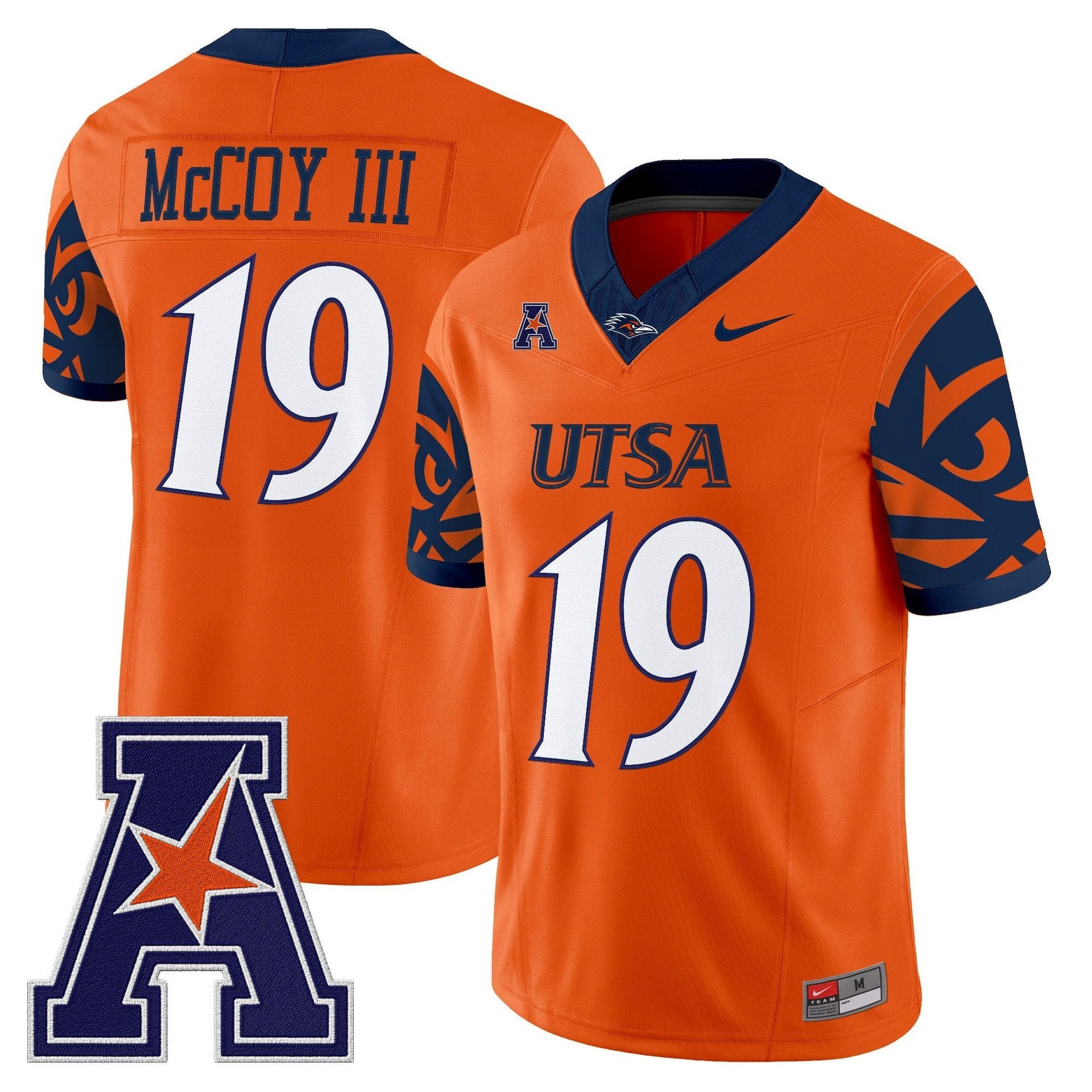 Willie McCoy III Jersey #19 UTSA Roadrunners 2025 Limited V2 Stitched