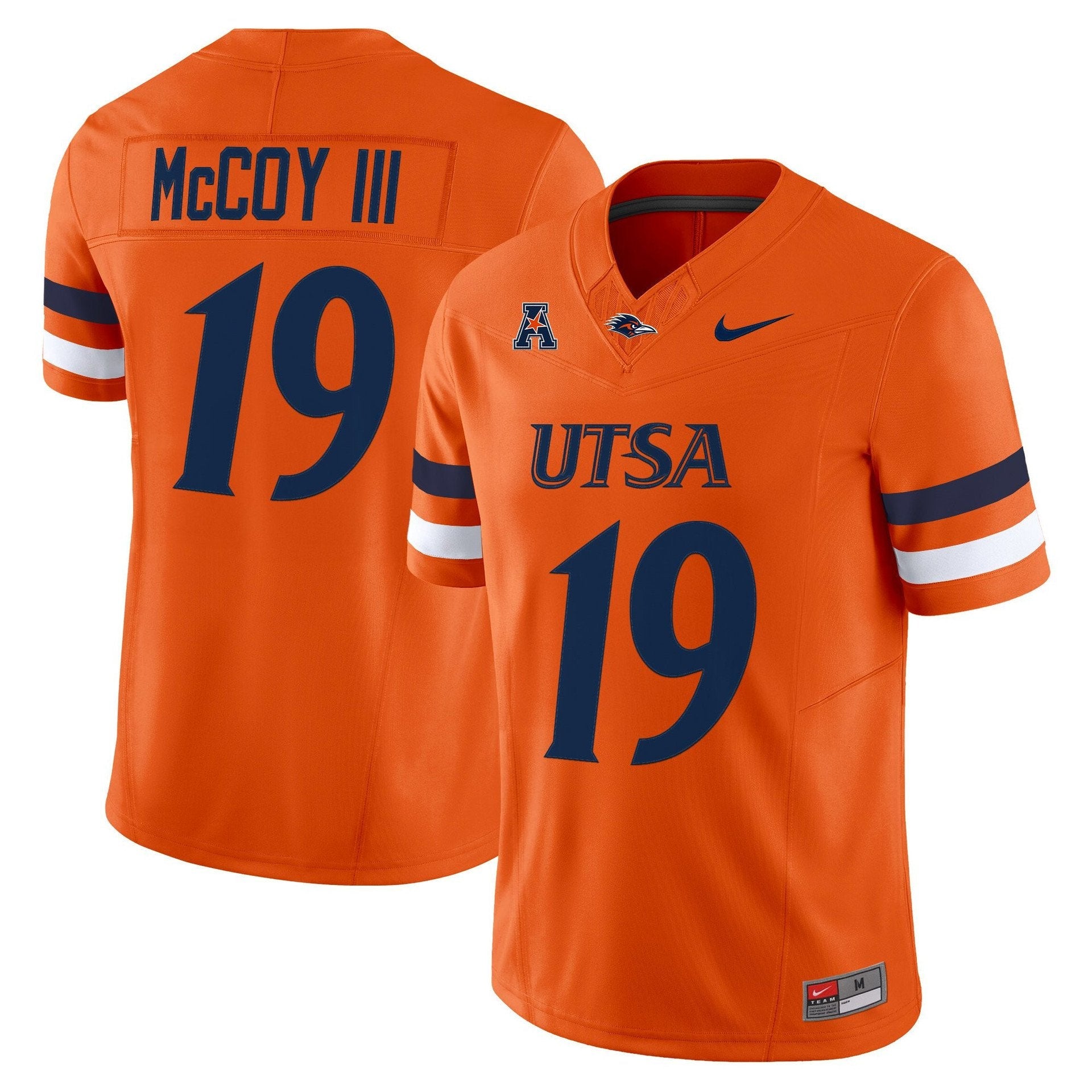 Willie McCoy III Jersey #19 UTSA Roadrunners 2025 Vapor Limited Stitched