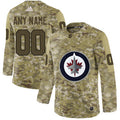 Winnipeg Jets Camo Customized Jersey Stitched