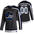 Winnipeg Jets Custom Black 2020-21 Alternate  Player NHL Jersey Stitched