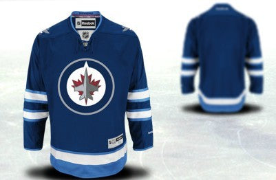 Winnipeg Jets Customized 2012 Blue Jersey Stitched