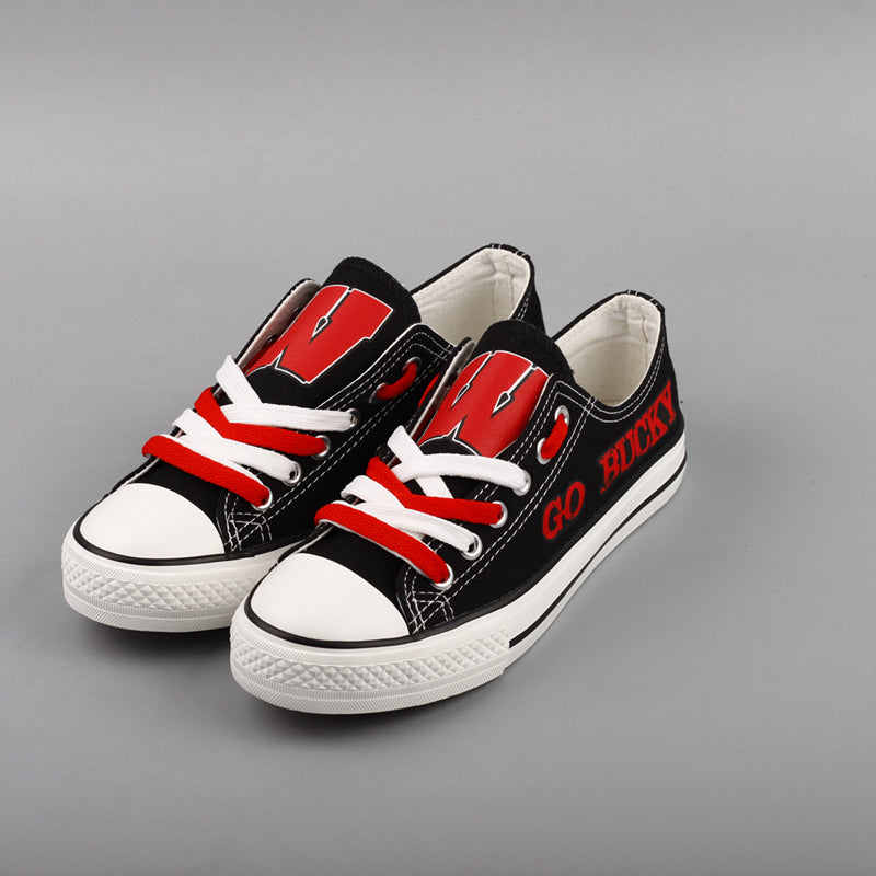 Wisconsin Badgers Sport Sneakers Shoes For Men Women Fans