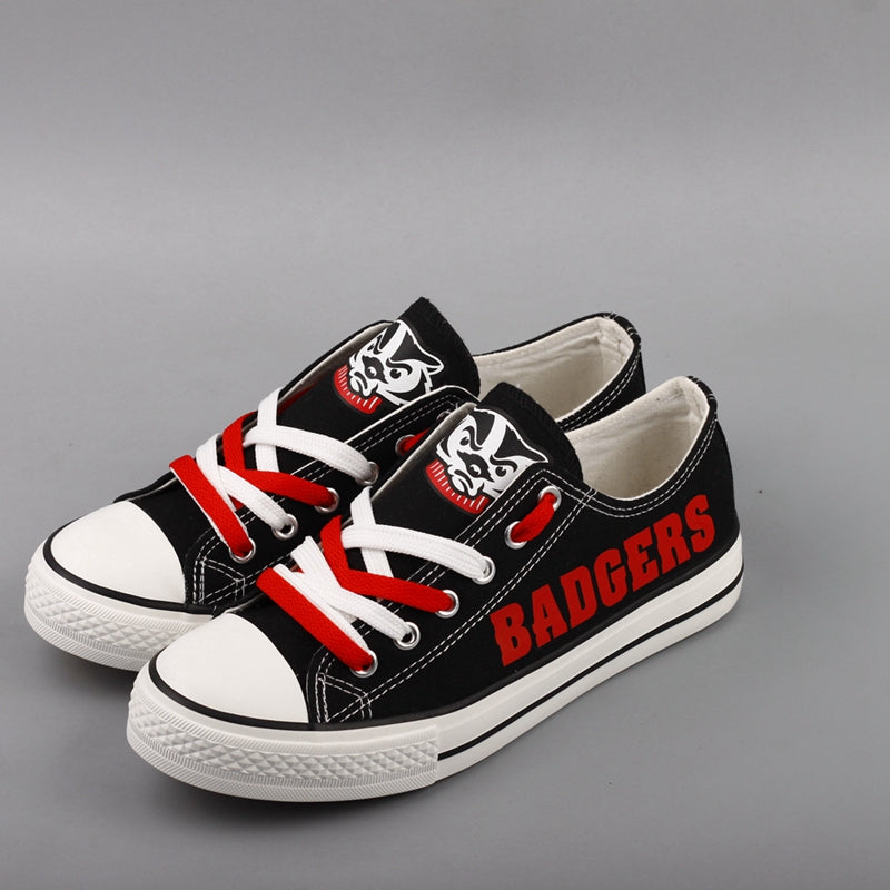 Wisconsin Badgers Sport Sneakers Shoes For Men Women Fans
