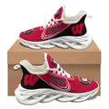 Wisconsin Badgers V1 WK9 Sneaker Shoes For Men Women Fans