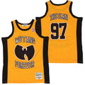Wutang Forever Clan #97 Movie Basketball Jersey Yellow