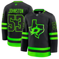 Wyatt Johnston Jersey #53 Dallas Stars Premium All Stitched Black
