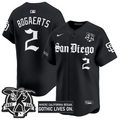 Xander Bogaerts Jersey #2 San Diego Padres Gothic Edition Vapor Limited Stitched