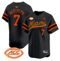 Xavier Restrepo Jersey #7 Miami Hurricanes 2024 Baseball