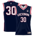 Yarin Hasson Jersey UConn Huskies College Basketball No Name White #30