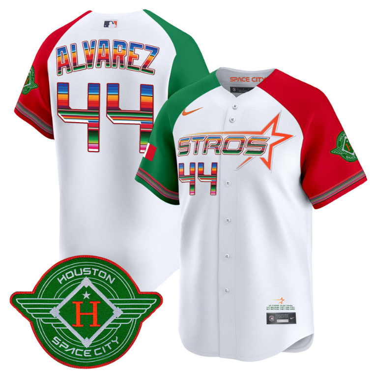 Yordan Álvarez Jersey #44 Astros 2025 City Connect Mexico Vapor Premier Limited Stitched