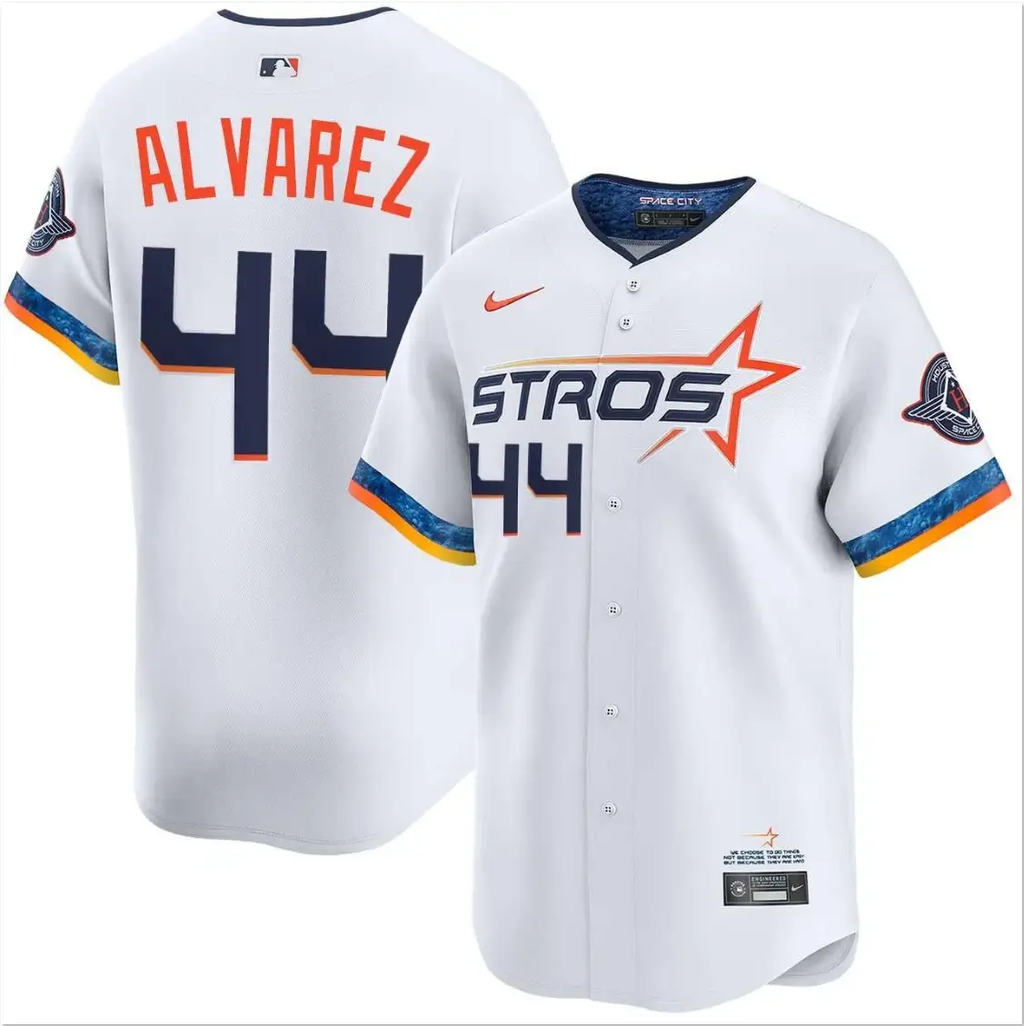 Yordan Alvarez Jersey #44 Astros Vapor Premier Limited All Stitched