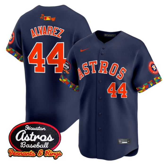Yordan Álvarez Jersey #44 Houston Astros Mexico Tejano Barrio Style Vapor Limited Stitched
