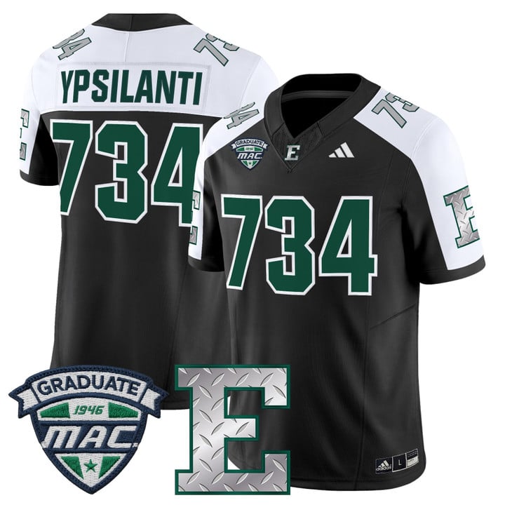 Ypsilanti Jersey #734 Eastern Michigan Eagles 2025 Limited Stitched
