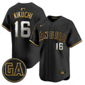 Yusei Kikuchi Jersey #16 Angels Garret Anderson Tribute Premier Stitched
