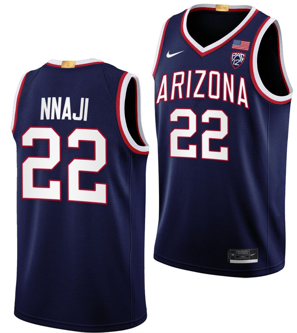 Zeke Nnaji Jersey Arizona Wildcats College Basketball Limited #22