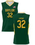 Zach Loveday Jersey Baylor Bears College Basketball Green #32