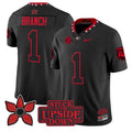 Zachariah Branch Jersey #1 Georgia Bulldogs Stranger Things Edition Vapor Stitched