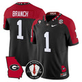 Zachariah Branch Jersey #1 Georgia Bulldogs 2025 Limited Stitched
