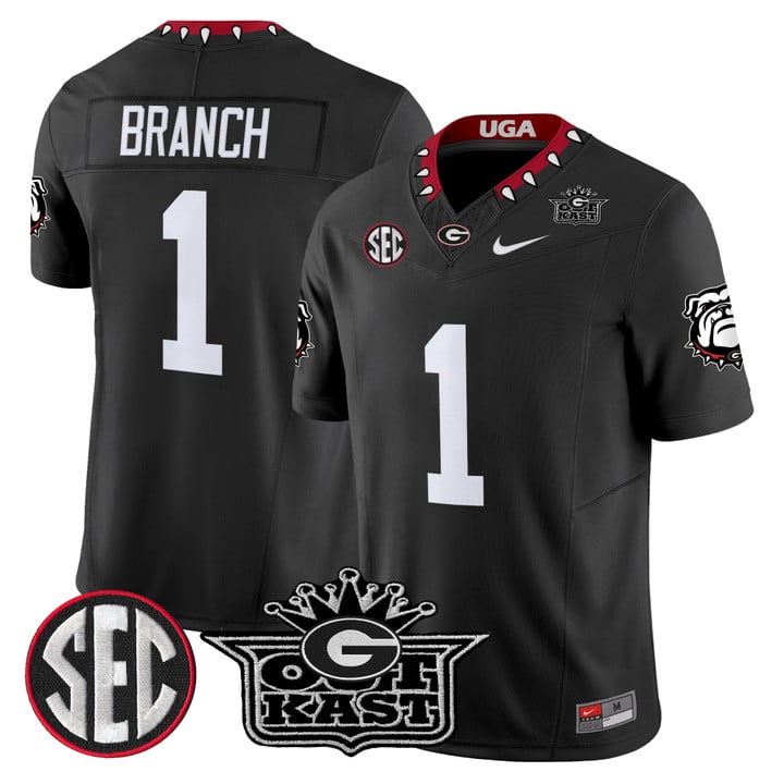 Zachariah Branch Jersey #1 Outkast x Georgia Bulldogs Limited Stitched