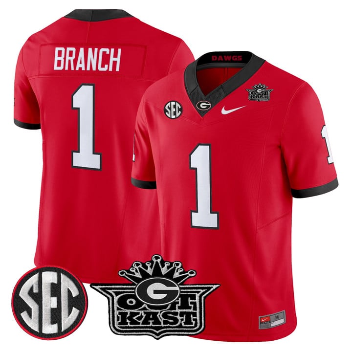 Zachariah Branch Jersey #1 Outkast x Georgia Bulldogs Limited Stitched
