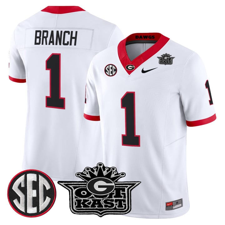 Zachariah Branch Jersey #1 Outkast x Georgia Bulldogs Limited Stitched