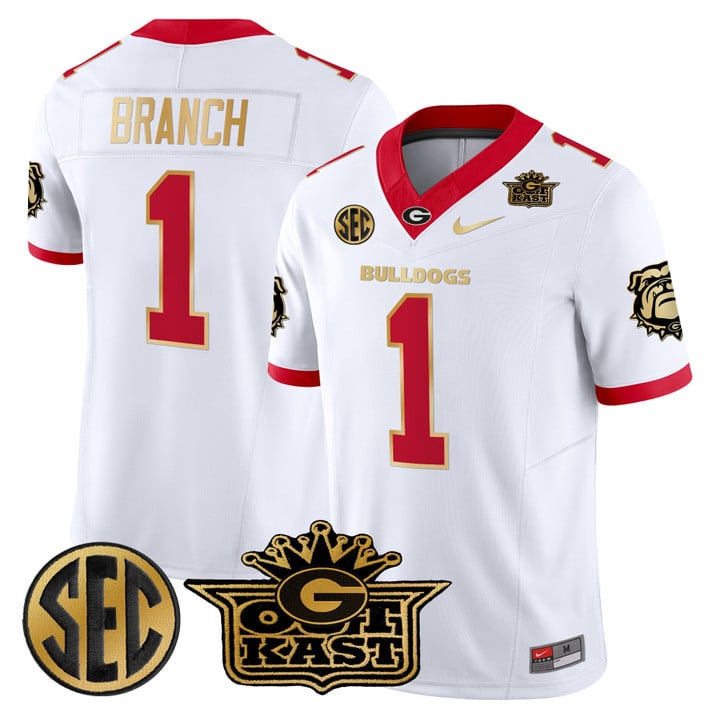 Zachariah Branch Jersey #1 Outkast x Georgia Bulldogs Limited Stitched