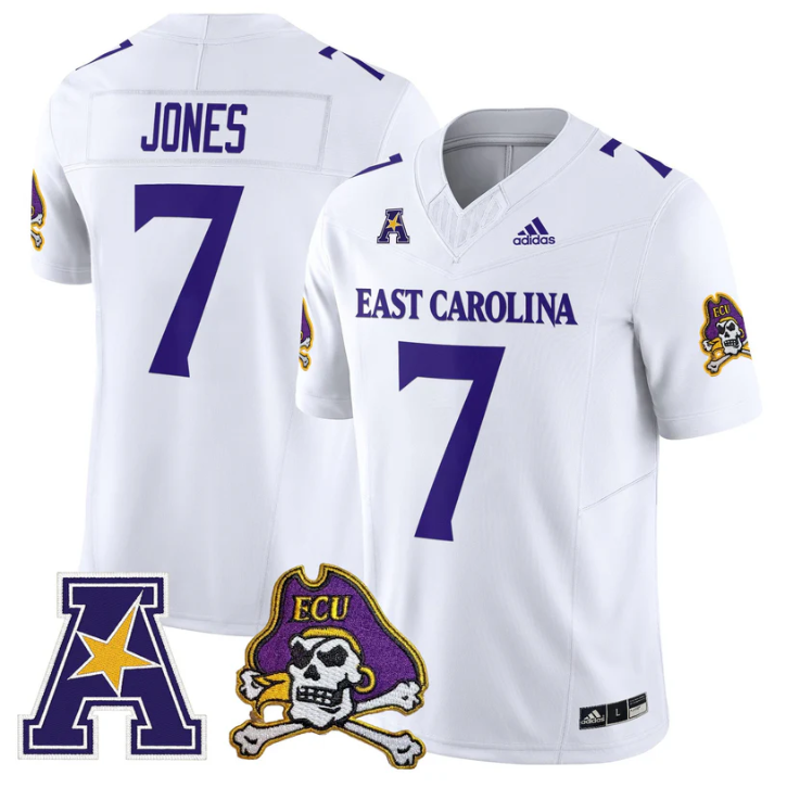 Zay Jones Jersey #7 East Carolina Pirates 2025 Vapor Limited Stitched
