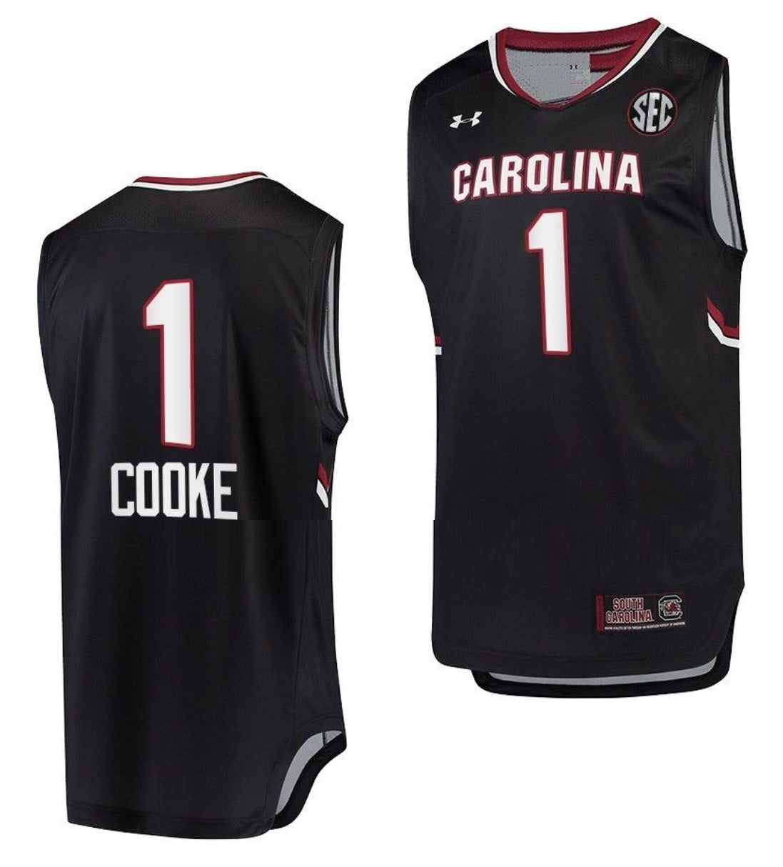Zia Cooke Jersey South Carolina Gamecocks College Basketball Black #1