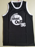 Shoot Out #96 Birdie Tournament Basketball Jersey Black
