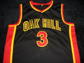 Brandon Jennings Jersey #3 Oak Hill High School Basketball Black