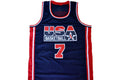 Shawn Kemp Jersey #7 Team USA Basketball Navy Blue