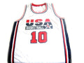Clyde Drexler Jersey #10 Team USA Basketball Navy White