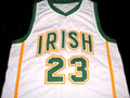 Lebron James Jersey #23 Irish High School Basketball White