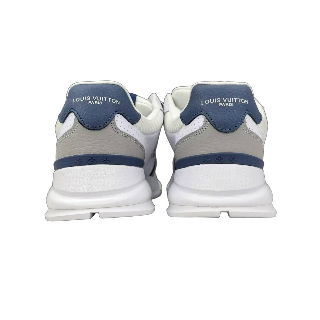 Luxury Lou Paris Classic Trainers Navy Blue White Shoes Sneakers