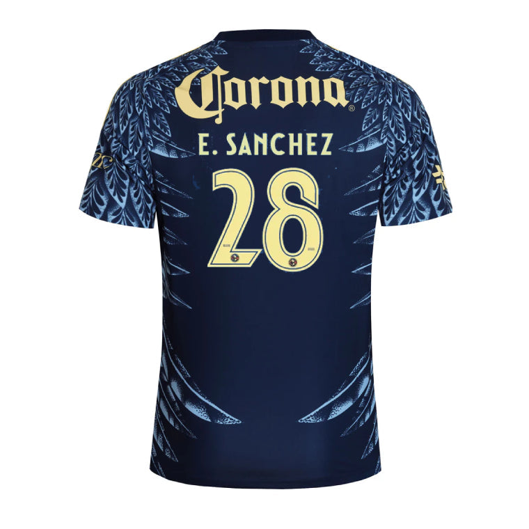 Club América 2025-26 E. Sanchez 28 Home Jersey – Yellow