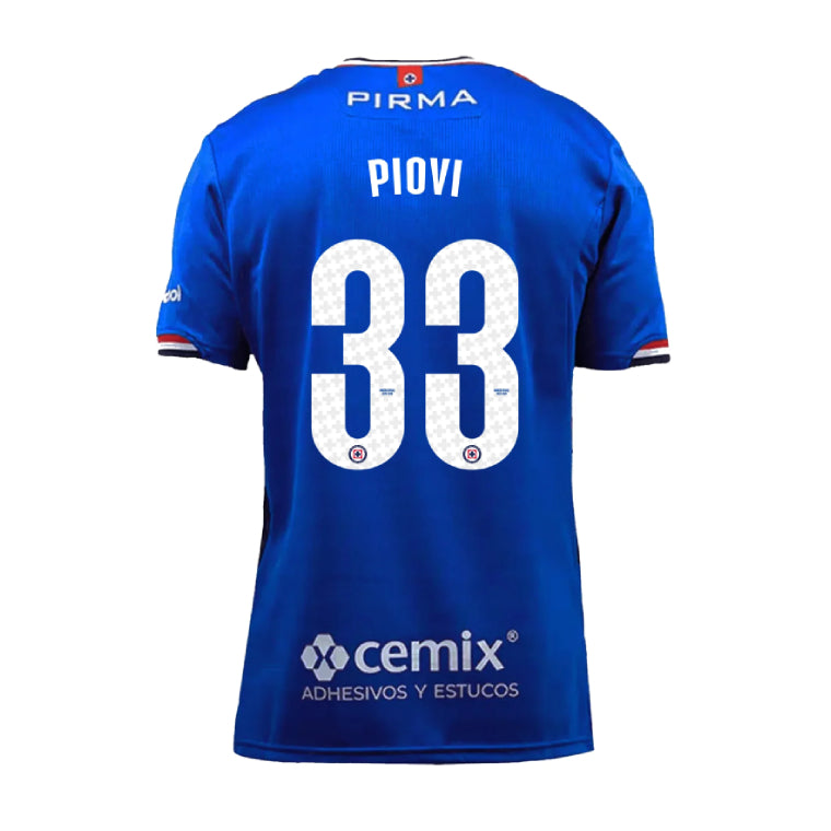 Cruz Azul 2025-26 Home PIOVI 33 Jersey – Blue
