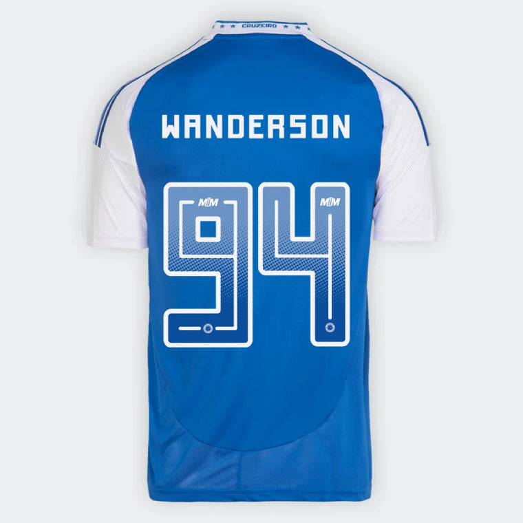 Cruzeiro WANDERSON 94 Home 2025-26 Jersey – Blue