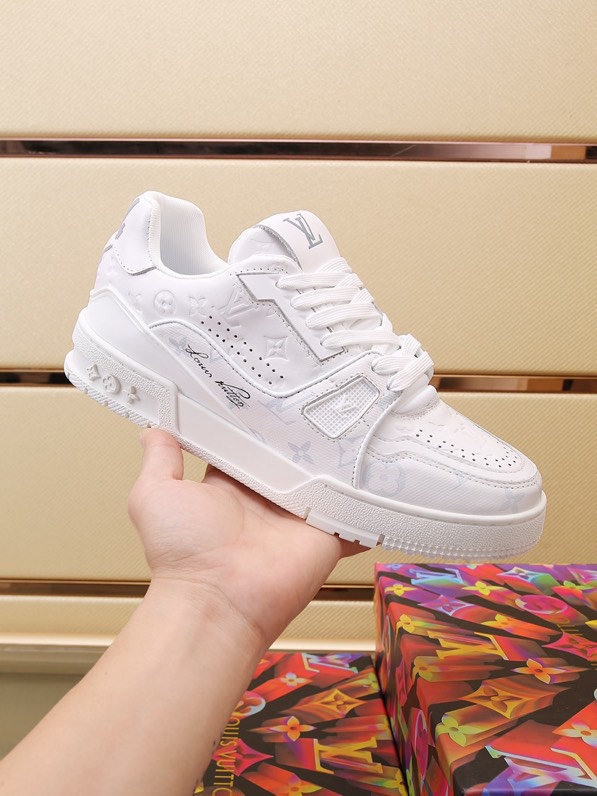 Luxury Trainer Sneakers Shoes #54 Signature White