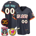 San Diego Padres 2026 City Connect Vapor Limited Custom Jersey - All Stitched V3