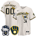 Milwaukee Brewers Meow KT Night Vapor Limited Custom Jersey - All Stitched