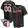 Cleveland Guardians 2026 Black Out Style Limited Vapor Custom Jersey - All Stitched