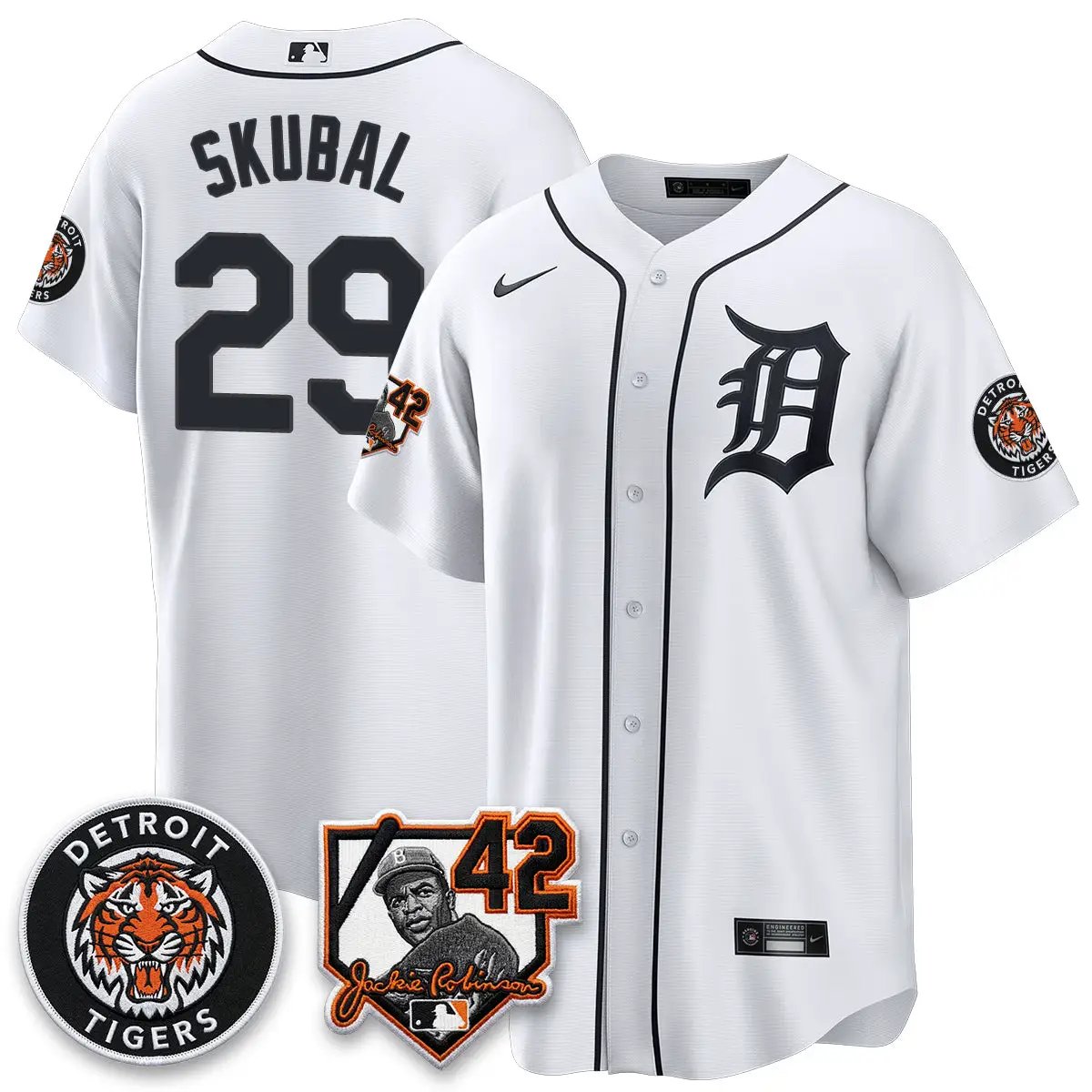 Men Detroit Tigers 2026 Jackie Robinson Day Vapor Limited Jersey - All Stitched